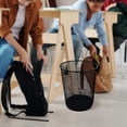 thumbnail image 6 of Black Mesh Trash Cans 4 Gallon, 10 Pack Metal Wire Wastebaskets for Office Home Bedroom, 6 of 6