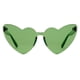 thumbnail image 3 of de montura en corazón para mujer Verde SM SunniMix Gafas de sol en forma de corazón, 3 of 7