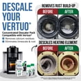 thumbnail image 2 of Nespresso Compatible Descaling Kit. 2 Bottles of Vertuo Descaler Solution. Removes Limescale For Hotter Coffee. 4 Uses Descaler For Nespres, 2 of 7