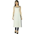 thumbnail image 3 of Phagun Bollywood Casual Kurti Women Rayon Ethnic Designer Solid Tunic Dress, 3 of 4