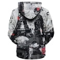thumbnail image 5 of Nuevos Hombres Casual Patchwork Con Capucha Top Blusa Sudadera Con Bolsillos Abrigo Pompotops oipoqjl14787, 5 of 5
