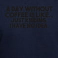 thumbnail image 3 of CafePress - A Day Without Coffee Funny Mens Humour Gift Womens - Pullover Hoodie, Classic, Comfortable Hooded Sweatshirt, 3 of 4