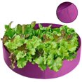 thumbnail image 4 of 2 piezas de cama de jardín elevada SSuperp bolsa de cultivo redonda para plantas morado, 4 of 5