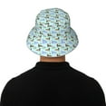 thumbnail image 5 of Salouo Mallard Duck Of Lotus Flowers Print Unisex Bucket Hat, Outdoor Summer Beach Fishing Sun Hat Fun Outdoor Vacation Hat for Men Women Teens,Reversible Double-Side-Wear, 5 of 6