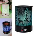 thumbnail image 4 of Lefu Candle Warmer Lamp Iron Fragrant LED Cylindrical Forest Deer Pattern Lamp, 4 of 4
