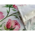 thumbnail image 4 of Pink Rose Flower Window Valance for Kitchen Dining Room, Romantic Floral Curtains Valanes for Windows, Valentine 3" Rod Pocket Window Treatment for Lover Anniversary Home Decor, 54 x 18 In, 1 Panel, 4 of 6