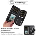 thumbnail image 6 of Furiet Argyle Wallet Case for Google Pixel 9/9 Pro 5G with Wrist/Shoulder Strap Card Slots Zipper Purse Luxury PU Leather Card Holder Stand Checkered Cell Phone Cover for Pixel9 9Pro Nine Black, 6 of 7