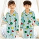 thumbnail image 1 of Conjuntos de pijamas de algodón para niños y niñas, ropa de dormir con dibujos animados, Tops de manga larga, pantalones, 2021, 1 of 2