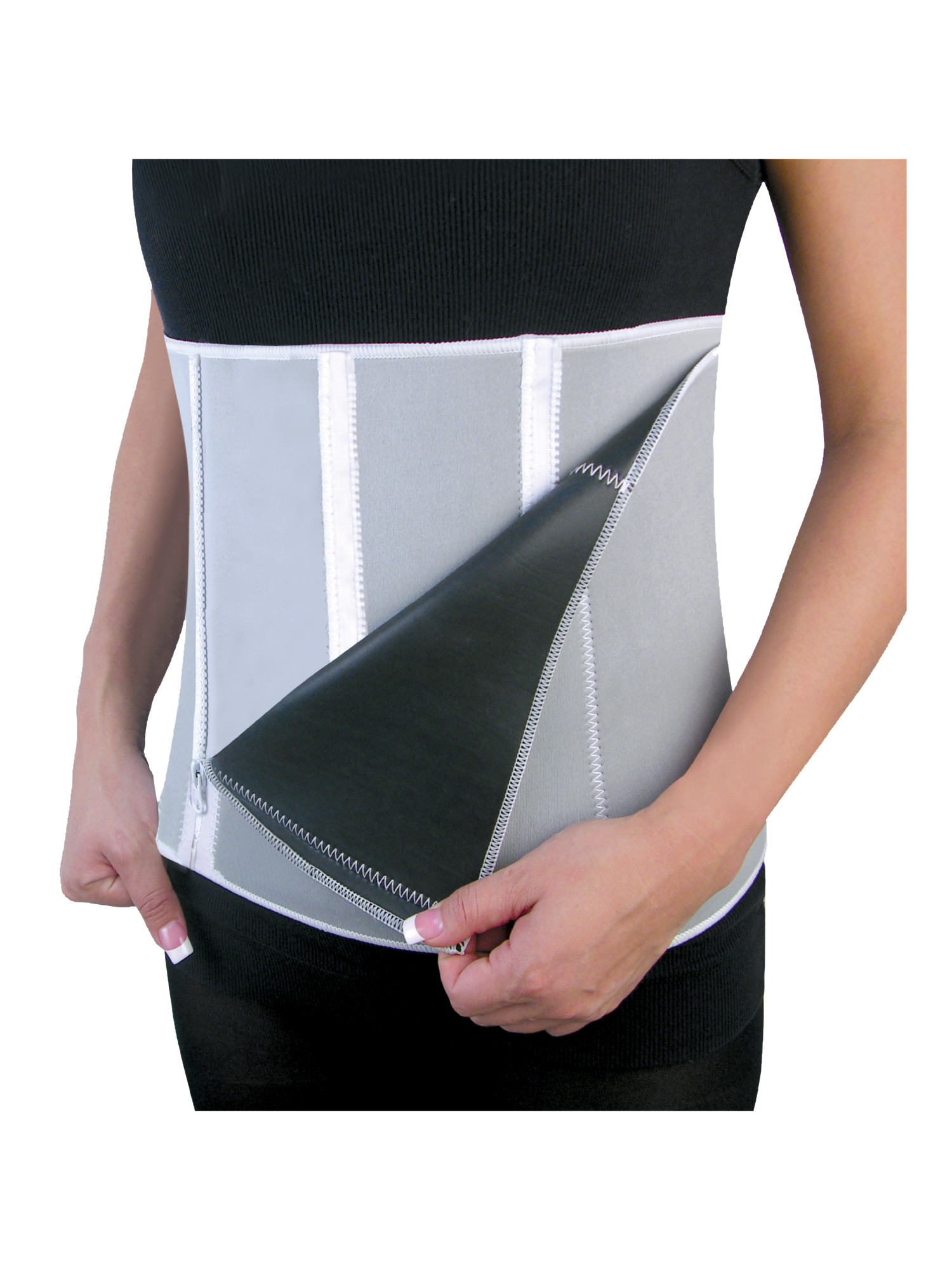 Jobar Slim Away Slimming Belt Adjustable Zip Close Weight Loss Tummy