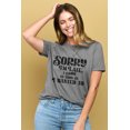 thumbnail image 2 of Sorry I'm Late, I Came As Soon As I Wanted To Women's Fashion Relaxed T-Shirt Tee Heather Gray Medium, 2 of 3