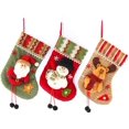 thumbnail image 1 of Decoración de patio Decoración de patio Calcetín de Navidad Mini calcetines Adornos de Navidad Bolsas de regalo para niños Santa Muñeco de nieve Reno 3 piezas JAMW Sencillez, 1 of 4
