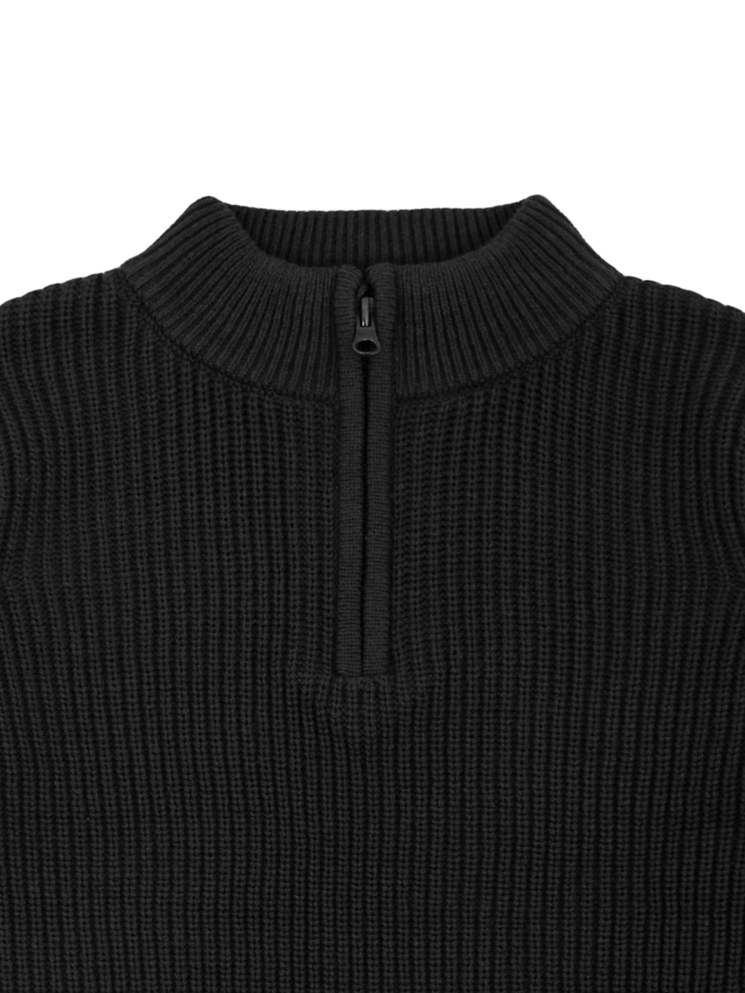 Wonder Nation Toddler Boys Quarter Zip Sweater, Sizes 12M-5T