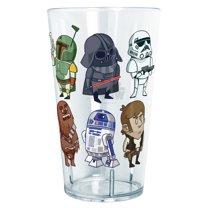 Star Wars Doodle Character Grid  Tritan Drinking Cup Clear 24 oz.
