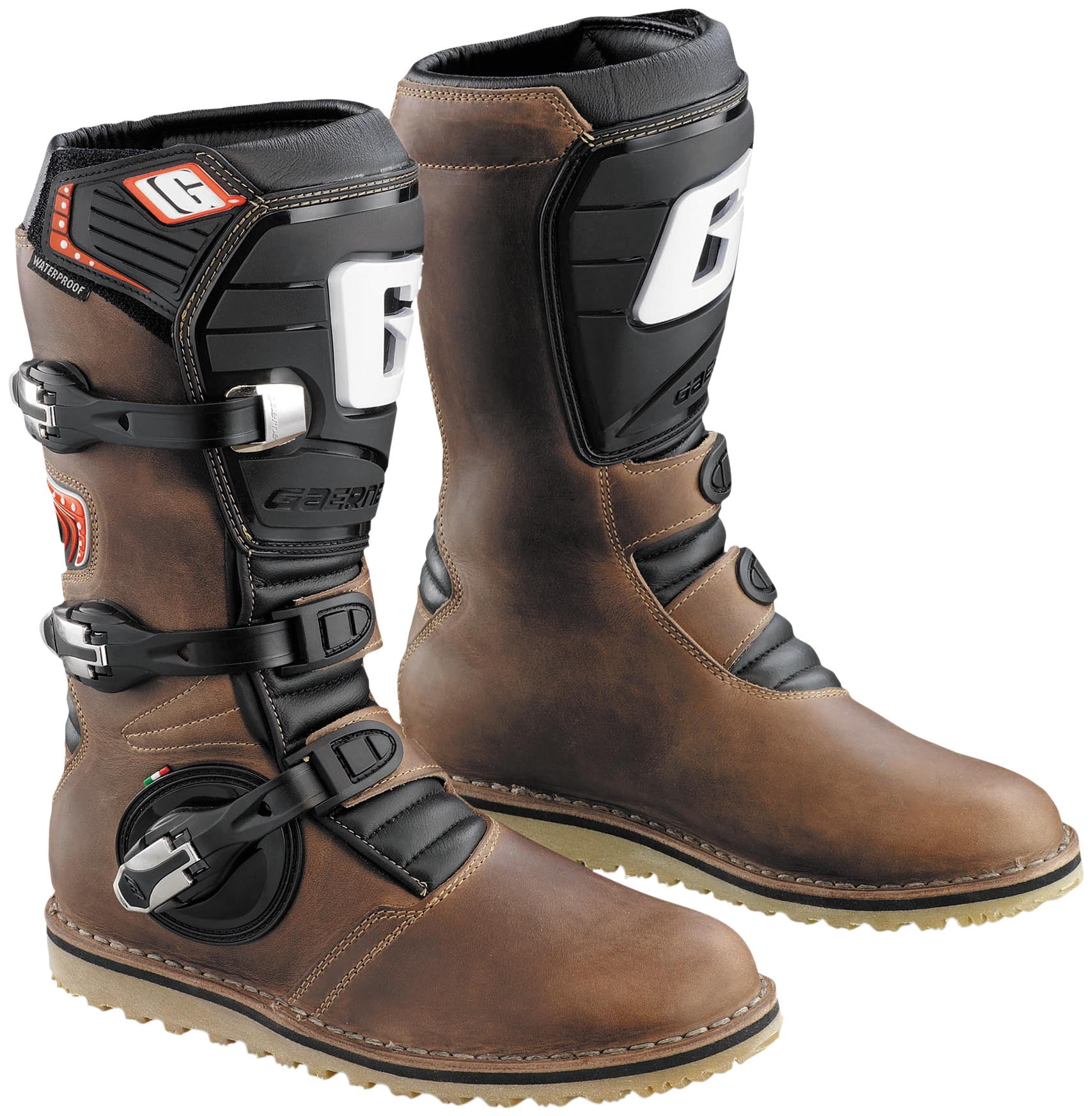 Gaerne Balance Oiled Brown Mens Size 5 Outdoor Leather Motorcycle Riding Boots BALANCE OILED BROWN - GAERNE main image 3
