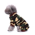 thumbnail image 3 of Pijamas Para Mascotas Mascota Perro Transpirable Camuflaje Suéter Abrigo Invierno Cálido Traje Casual (XL), 3 of 8