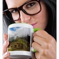 thumbnail image 2 of 3drose, Machu Picchu, Cusco, Urubamba Province, Machupicchu District, Peru, 11oz Two-tone Green Mug, 2 of 6