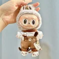 thumbnail image 4 of Ropa y accesorios para muñecas de peluche en miniatura de 17 cm para muñecas ídolos de Corea del Kpop Exo Labubu, suéter, falda, ropa de regalo, 4 of 5