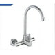thumbnail image 1 of Grifos de cocina de pared giratorios de 360 grados con rociador, mezclador de agua fría y caliente para fregadero., 1 of 1
