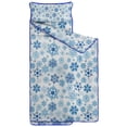 thumbnail image 2 of Blue Christmas Snowflake Pattern Toddler Nap Mats for Kids Preschool,59"x22" Sleeping Mat Bag or Kids,Toddler Sleeping Bag,Toddler Nap Mat or Daycare, 2 of 6