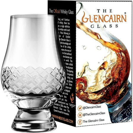 GLENCAIRN Whiskey Glass Diamond Cut in Gift Carton