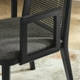 thumbnail image 4 of Monarch Dining Armchair in Black Black Gray, 4 of 9