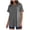 Grey, variant on YOUSNH Womens Casual Spring Summer Solid Short Sleeve O Neck Loose T Shirt Top T-shirts for Women 2024 Green M