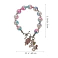 thumbnail image 3 of 2pcs Exquise Perle Bracelet Créatif Licorne Décor Femmes Bijoux de Mode, 3 of 7