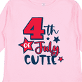 thumbnail image 4 of Inktastic 4th of July Cutie with Stars Boys or Girls Long Sleeve Toddler T-Shirt, 4 of 5