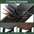 thumbnail image 4 of 6 - Person Rectangular 63"L X 38"W Outdoor Dining Table, 4 of 7