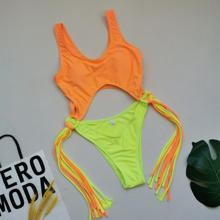 JDEFEG Bathing Shorts Bikini Set Bandeau Brazilian Swimwear Push