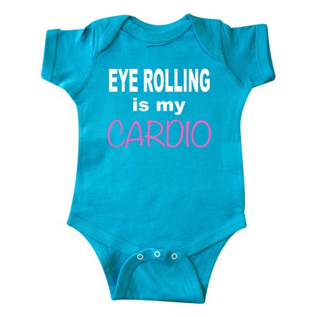 

Inktastic Eye Rolling is my Cardio in Pink Gift Baby Boy or Baby Girl Bodysuit