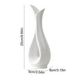 thumbnail image 3 of XGFHYJEH Plastic Vase - Small Flower Vase for Table Centerpiece, Olive Plant, Wedding, Living Room, Bookshelf, Office, Modern Home, Entryway, Console, 3 of 6