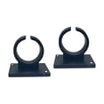 thumbnail image 3 of ZheElen 2x Microphone Hanger Clip Practical Portable structure design that Adhesive Microphone Holder Hook black, 3 of 6