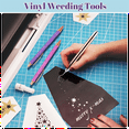 thumbnail image 7 of 10Pc Pin Pen Vinyl Weeding Tool Kit,LED Weeding Tools with Light for Vinyl,5 Pen Head,2 A C2291, 7 of 7