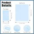 thumbnail image 2 of 100 Pcs 2-Ply Light Blue Napkins Paper Napkins Disposable Guest Hand Towels for Bathroom Dinner Wedding Baby Shower Party Guest Bathroom Napkins, 2 of 14