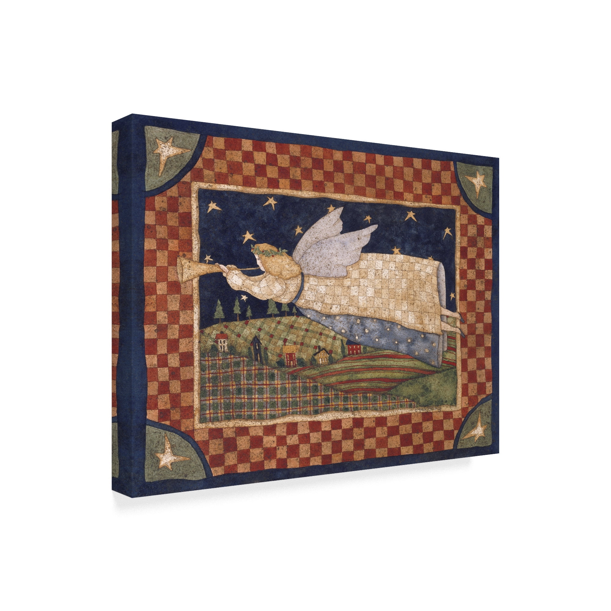 Trademark Fine Art 'Joy To The World with Angel' Canvas Art by Robin Betterley