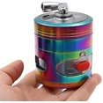 thumbnail image 4 of Grinder Spice Crank Metal Grinder Clear Grinder 4pcs con cajón 2.5 pulgadas negro, 4 of 4
