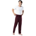 thumbnail image 2 of Fruit of the Loom Men's Microsueded Solid Fleece Sleep Pant, Sizes S-XL, 2 of 9