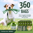 thumbnail image 2 of Bolsas biodegradables para excrementos de perro Reli. Con soporte, 360 unidades, 2 of 8
