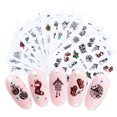 thumbnail image 1 of De Pegatinas Navideñas Para Uñas, Pegatinas Para Uñas De Otoño E Invierno, Alce, Muñeco De Nieve, Pegatinas Para Decoración De Uñas, Calcomanías Para Manicura Diy 12 Hojas Vogacara HA038545-00, 1 of 6