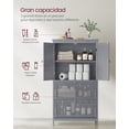 thumbnail image 2 of VASAGLE Gabinetes para Baño con 2 Cajones y 2 Puertas Estante Regulable 30x60x110 cm, 2 of 5
