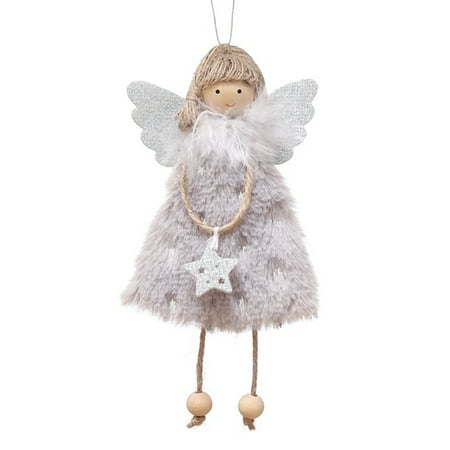 

Ximi Hanging Pendant Cute Delicate Fabric Cartoon Angle Girl Plush Doll Toy Ornament for Bedroom