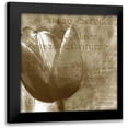 thumbnail image 1 of Wolk, Lisa 20x20 Black Modern Framed Museum Art Print Titled - Tulip, 1 of 5