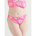 thumbnail image 2 of No Boundaries Juniors’ Reversible High Cut V-Waist Bikini Bottoms, Sizes XS-XL, 2 of 6