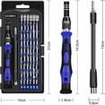 thumbnail image 5 of Kit de destornilladores de precisión magnéticos de grado profesional, extensión de eje flexible para acceder a esquinas estrechas, herramientas de reparación con agarre de silicona antideslizante, 63, 5 of 5