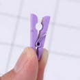 thumbnail image 3 of LEORX 100pcs Picture Hanging Clips Wooden for Craft Projects Organizing Photos, 3 of 8