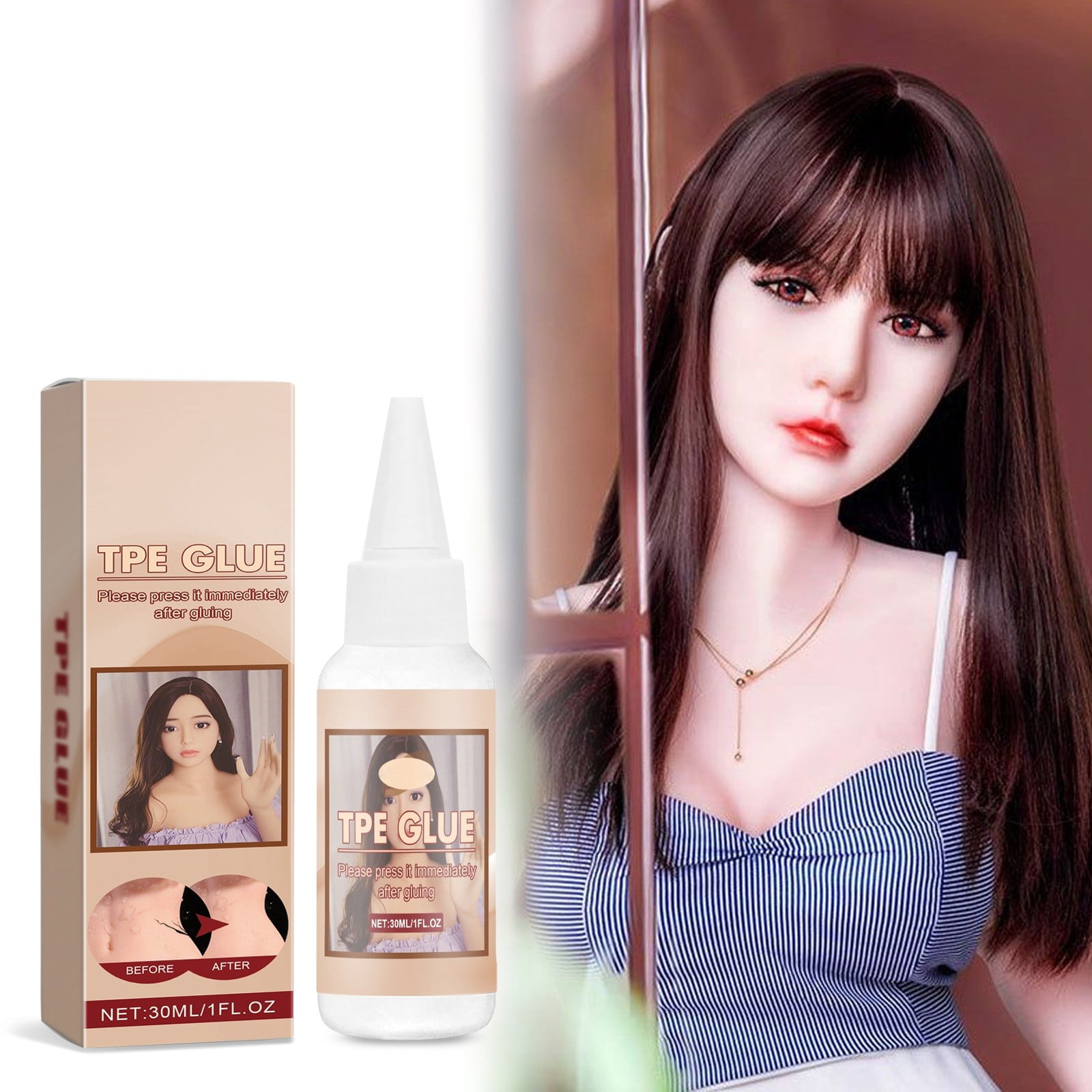 Solid Doll Repair Agent TPE Solvent Glue for Silicone Doll Repair 30ml Not  Stiff - Walmart.com