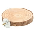 thumbnail image 2 of Wood Bird Perch, Perch Platform Pet Bird Round Natural Wood Stand Platform Cage Chew Toy For Small Animals  Parakeet, 2 of 8