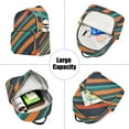thumbnail image 5 of FORMRS Mini Backpack Purse for Women Quilted Travel Daypack Casual Shoulder Bag, Retro Stripes, 5 of 7