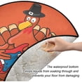 thumbnail image 2 of GZHJMY Thanksgiving Turkey Christmas Tree Mat, Round Christmas Tree Stand Mat Decoration for Holiday Party Home Christmas Day Ornaments Floor Door, 28.3", 2 of 6